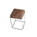 Designový příruční stolek Forma Moderna s chromovou podstavou 61cm