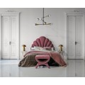 Exkluzivní ložnicová sestava Pink dreams v růžové barvě ze sametu