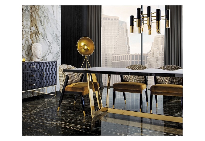 Exkluzivní art deco jídelní sestava Glamour vibes
