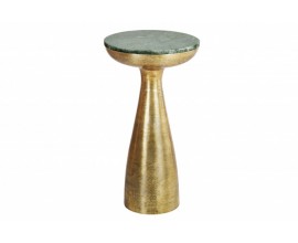 Designový příruční stolek Elements kulatý zlatý 57cm