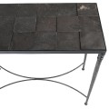 Designový konzolový stolek Feyre z kamene a kovu obdélníkového tvaru 160cm