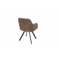 Designová vintage židle Lucca taupe