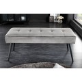 Zamilujte si moderní nábytek s designovou lavicí Soreli v originálním šedém sametovém provedení
