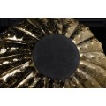 Glamour váza Galactic v kovovém tepaném provedení ve zlaté barvě kulatého tvaru 30cm