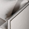 Luxusní trojsedačka Maine se světle šedým čalouněním 177cm