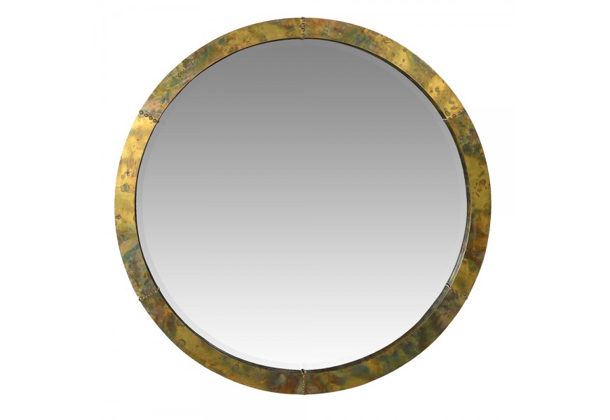 Vintage zrcadlo Mottled Brass