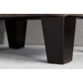 Designový noční stolek Gambino se sametovým potahem tmavě šedé barvy se dvěma zásuvkami 50cm