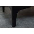 Designový noční stolek Velouria v tmavě šedé barvě se sametovým čalouněním 50 cm
