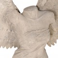 Designová socha anděla Antic rome z pryskyřice v přírodní krémově hnědé barvě 202cm