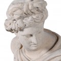 Antická stylová busta Apollo s kamennou povrchovou úpravou z epoxidu