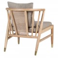 Čalouněná vřetenová židle Terin ve skandinávském stylu