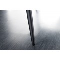 Moderní lavice Vittel v šedém provedení z mikrovlákna s černými nožičkami 160cm