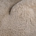 Luxusní moderní dvousedačka Arctica s čalouněním z umělé kožešiny písková béžová 240 cm