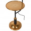 Designová art deco lampa Yania ve zlatém provedení z kovu 183cm