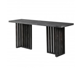 Designový konzolový stolek Avanti z masivního dřeva v černé barvě 180cm