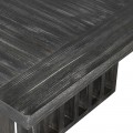 Designový konferenční stolek Avanti v černém provedení z masivního dřeva 140cm