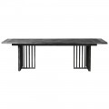 Designový jídelní stůl Avanti z masivního dřeva černé barvy 270cm