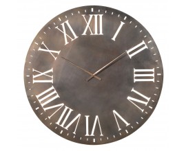 Velké vintage nástěnné hodiny Opex s průhlednými římskými číslicemi 123cm