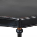 Rustikální konzolový stolek Aspen ve vintage stylu polobloukový černá 195 cm