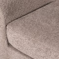 Moderní čalouněné křeslo Sein stylu klubovka v hnědé barvě se třemi stylovými nožičkami 77 cm