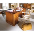 Luxusní rustikální psací stůl Telim z masivního dřeva s deseti zásuvkami 180 cm