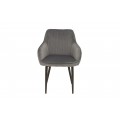 Designov&aacute; židle Timeless Comfort stř&iacute;bro &scaron;ed&aacute;