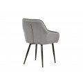 Designov&aacute; židle Timeless Comfort stř&iacute;bro &scaron;ed&aacute;