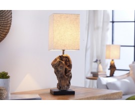 Stylová stolní lampa Hypnotic 45cm béžová