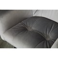 Luxusní židle Ima ve vintage stylu stříbrná