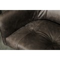 Luxusní židle Ima ve vintage stylu tmavě šedá