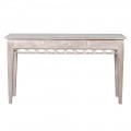 Luxusní provensálský přiručný stolek v béžové vintage barvě Miel campo 140 cm