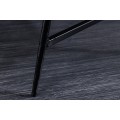 Moderní světlý hnědý trojúhelníkový konferenční stolek Dalbergio s vrchní deskou z masivního akáciového dřeva 60 cm