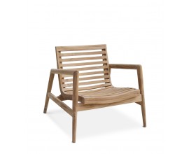 Designové zahradní křeslo Jardin z teakového dřeva 70 cm