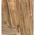 Luxusní obdélníkové masivní zrcadlo Natural v hnědé barvě v rustikálním stylu 200 cm