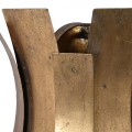 Designová vintage nástěnná lampa Ferdinand a elegantní zakřivenou siluetou ve starožitné zlaté barvě 27 cm