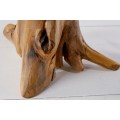 Designový příruční stolek Teak Root 40cm