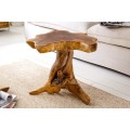Designový příruční stolek Teak Root 40cm