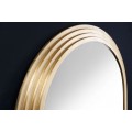 Glamour nástěnné zrcadlo Swan se zlatým obloukovým rámem s vrstveným efektem 160 cm