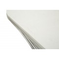 Designový art deco oválný konzolový stolek Fascinio se stříbrnou geometrickou podstavou a bílou mramorovou deskou 120 cm