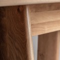 Luxusn&iacute; skandin&aacute;vsk&yacute; masivn&iacute; obd&eacute;ln&iacute;kov&yacute; hněd&yacute; j&iacute;deln&iacute; stůl Naria z dubov&eacute;ho dřeva 280 cm