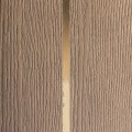 Luxusní dvoudveřová art deco skříň Ardelle v hnědém odstínu se dvěma poličkami se zlatými úchyty 142 cm