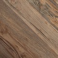 Luxusní zahradní designový atypický obdélníkový dřevěný konferenční stolek Koras s poličkou v hnědé barvě 160 cm