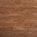 Luxusní koloniální atypický masivní obdélníkový jídelní stůl Jordyn s kovovou černou vlnitou nohou 260 cm