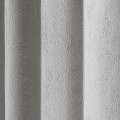 Luxusní art deco kulatý bílý příruční stolek Zarina s betonovým efektem s vroubkováním a strukturovaným povrchem 50 cm
