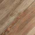 Luxusní koloniální kulatý jídelní stůl Vilias s kovovou kuželovou nohou v černé barvě s masivní deskou 120 cm