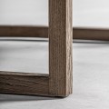 Luxusní art deco čalouněné křeslo Aster s béžovým potahem a hnědou masivní konstrukcí s vídeňským výpletem 84 cm
