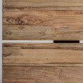 Luxusní koloniální obdélníkový masivní hnědý jídelní stůl Jok ze dvou vrchních desek s výraznou strukturou letokruhů 260 cm