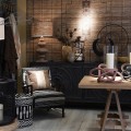 Luxusní etno obdélníkový koberec Rami z přírodní juty a bavlny s geometrickým motivem v béžově hnědých tónech 350 cm