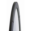 Moderní designové oválné nástěnné zrcadlo Retal s námořnickým modrým skleněným rámem 150 cm