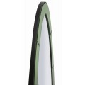 Moderní designové oválné nástěnné zrcadlo Retal se zeleným skleněným rámem 150 cm